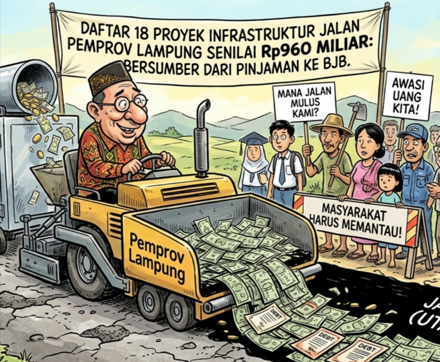 Daftar 18 Proyek Pemprov Lampung Senilai Rp960 Miliar: Bersumber dari Pinjaman BJB