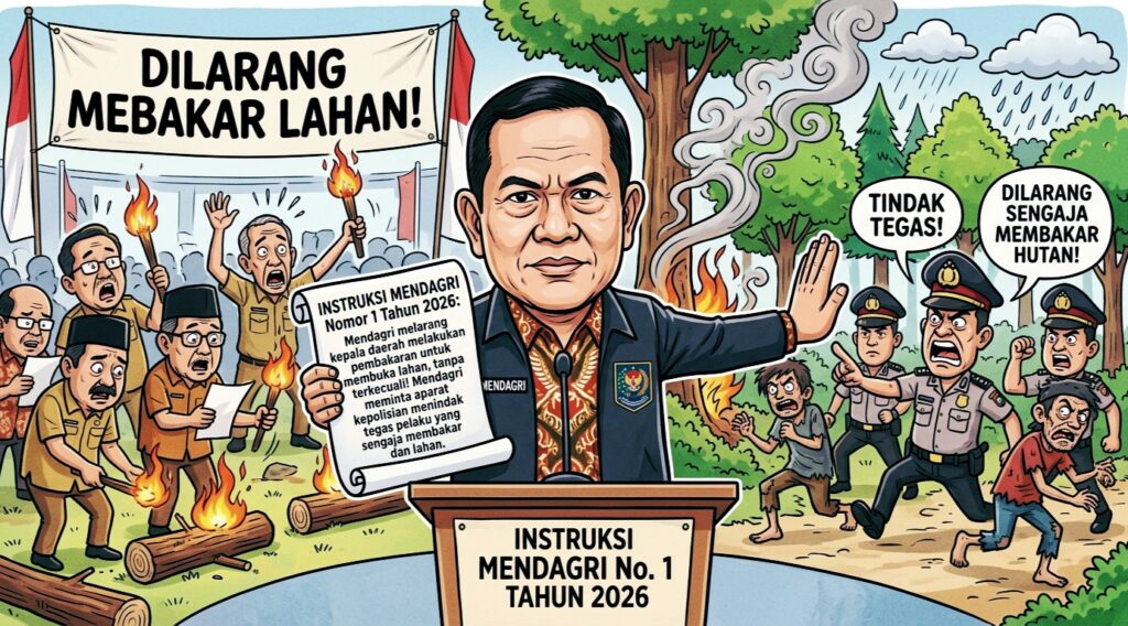 Kepala Daerah Dilarang Melakukan Pembakaran Lahan